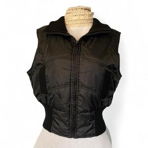 Suzy Shier Black Puffer Vest